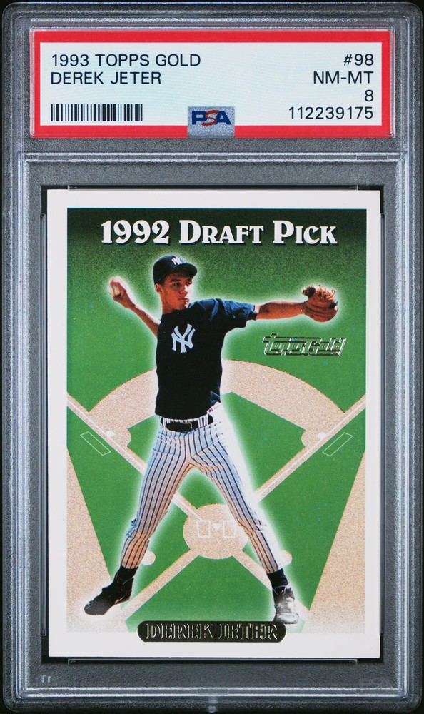 1993 Topps Gold Derek Jeter #98 PSA 8