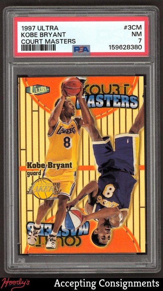 1997-98 Ultra Court Masters #CM3 Kobe Bryant PSA 7 NM LAKERS HOF