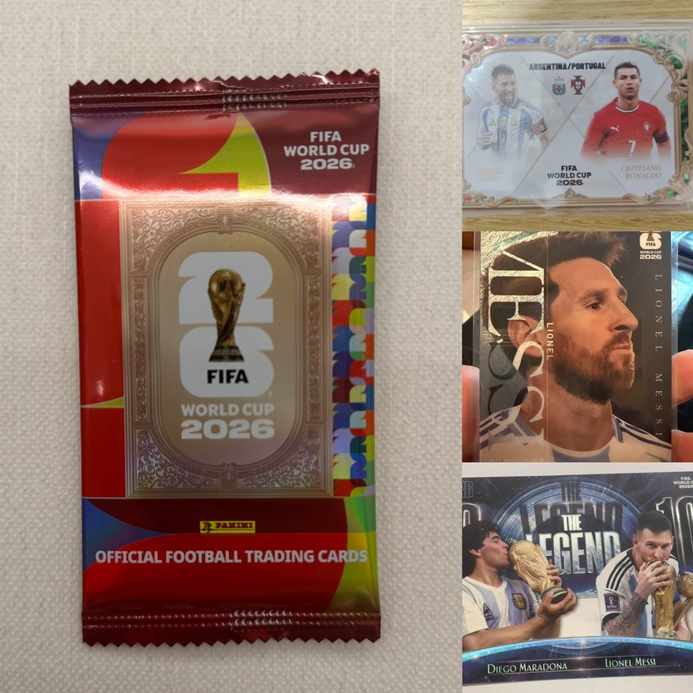 PANINI FIFA WORLD CUP 2026 KAYOU SEALED PACK MESSI CRISTIANO RONALDO MARADONA