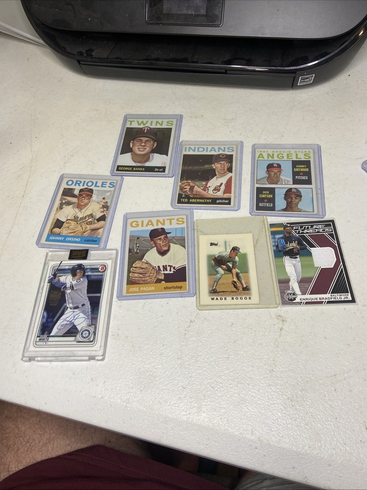 MLB Baseball Card Lot Vintage And Modern Numbered Cards /Auto / Patch