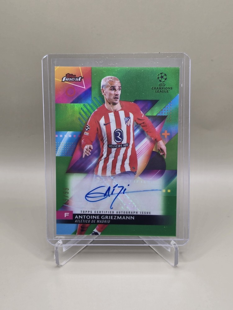 2023-24 Topps Finest UEFA Club Competitions Auto Antoine Griezmann #A-AG  /99