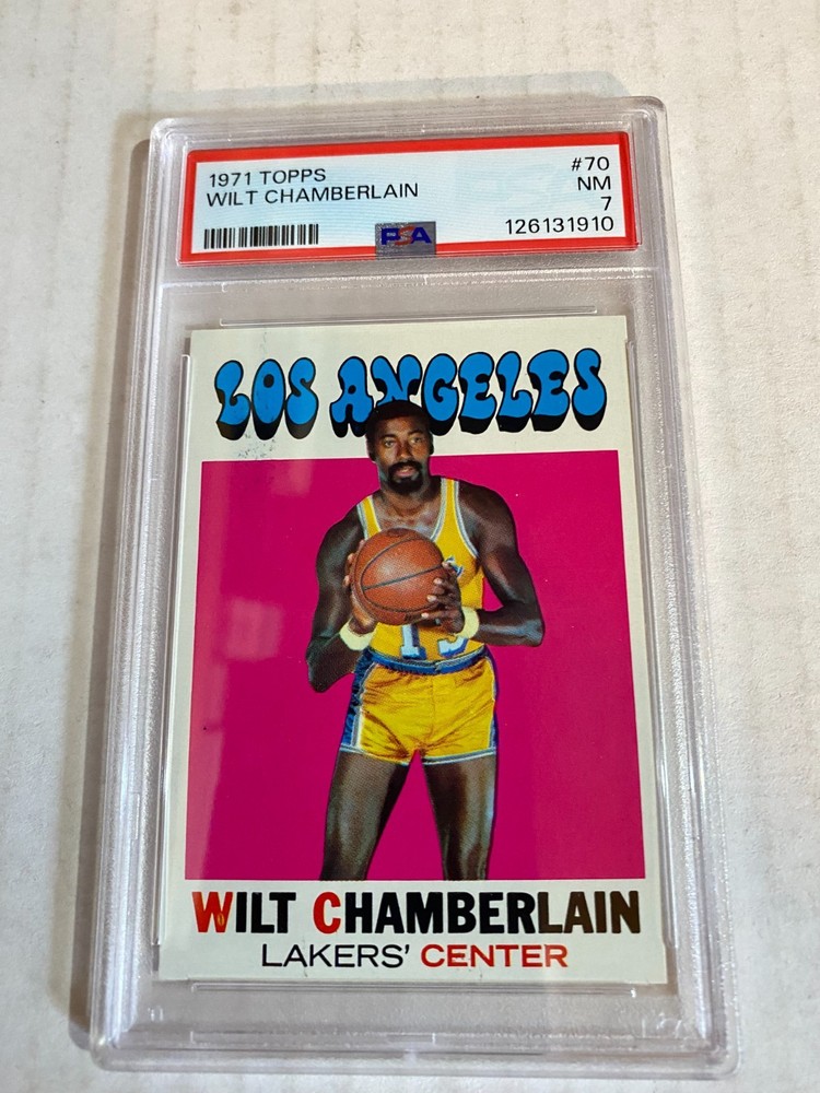 1971 Topps #70 Wilt Chamberlain PSA 7
