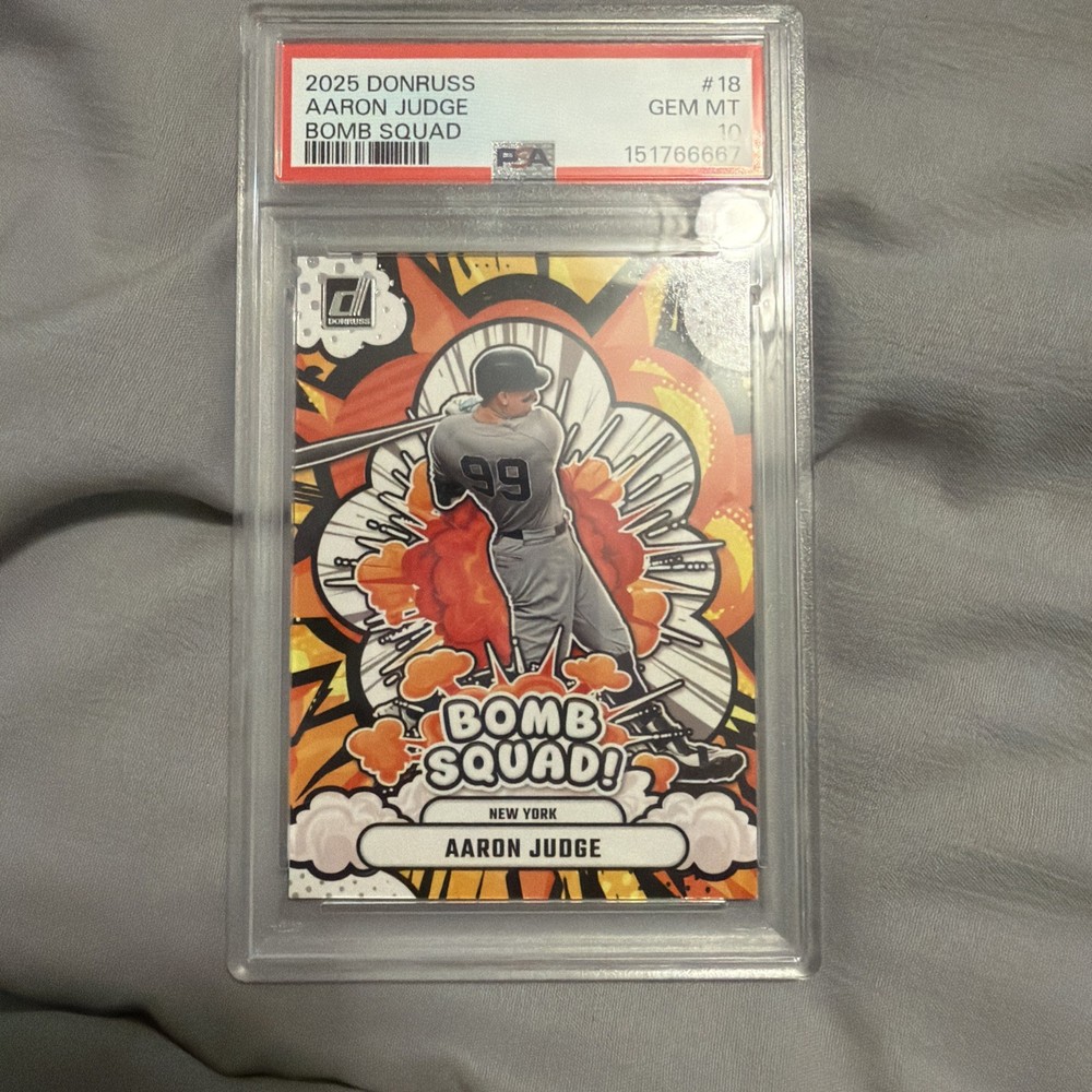 2025 Panini Donruss - Bomb Squad Aaron Judge #18