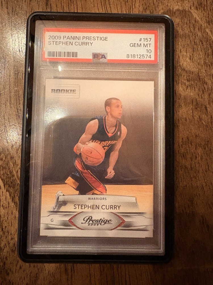 2009 PANINI PRESTIGE #157 STEPHEN CURRY ROOKIE RC PSA 10