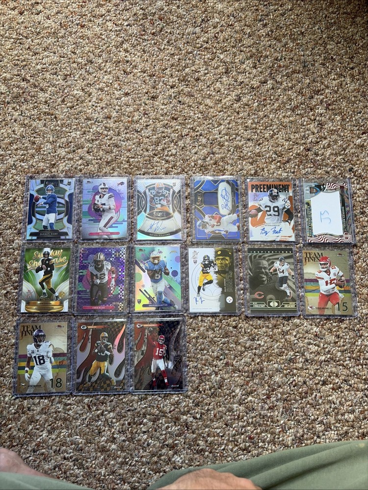 Lot Of 2025 Football Cards-autos/numbered/patches/refractors