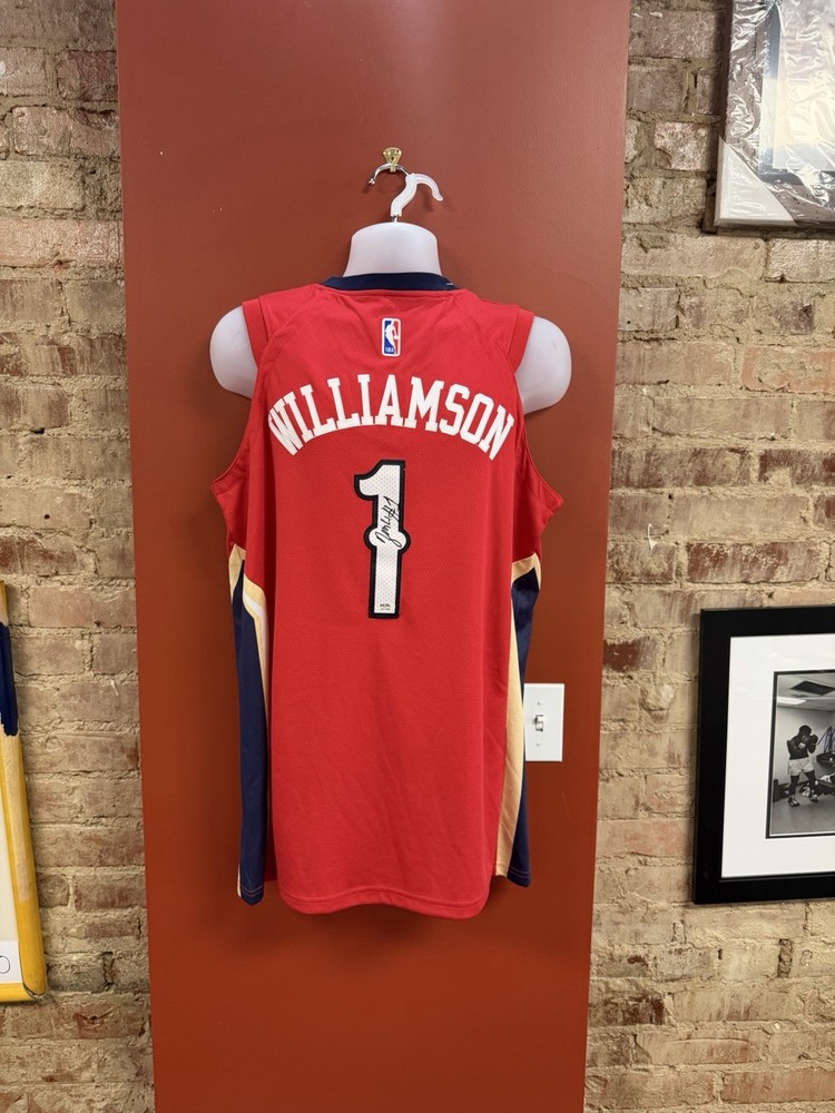 Zion Williamson New Orleans Pelicans Autographed Jersey PSA Certified