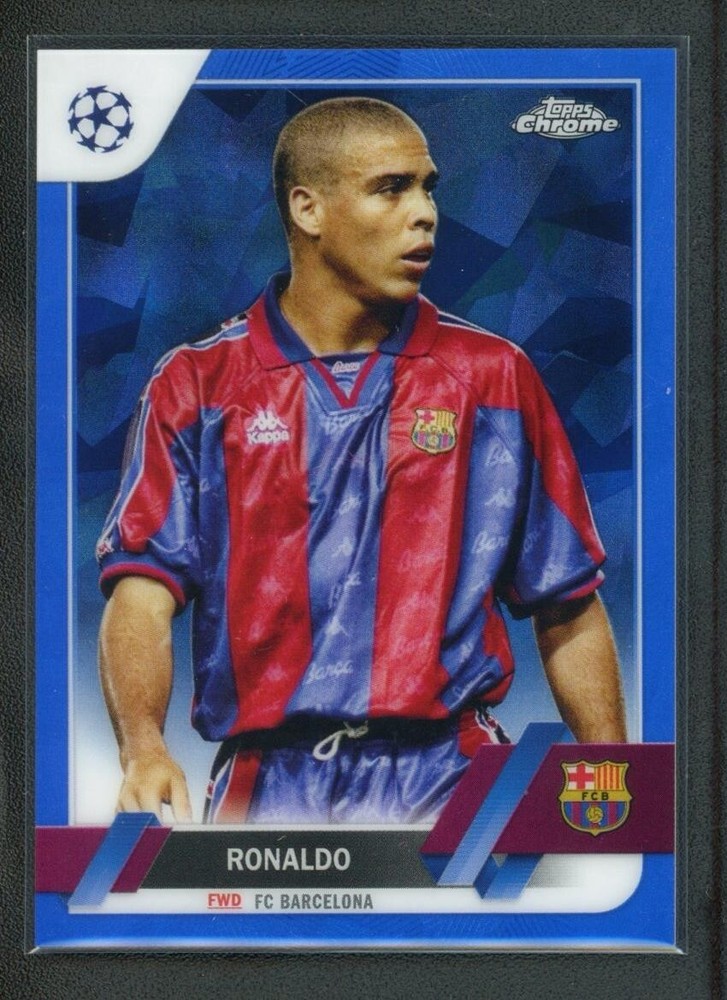 2023 RONALDO TOPPS CHROME UEFA CHAMPIONS LEAGUE BLUE SAPPHIRE
