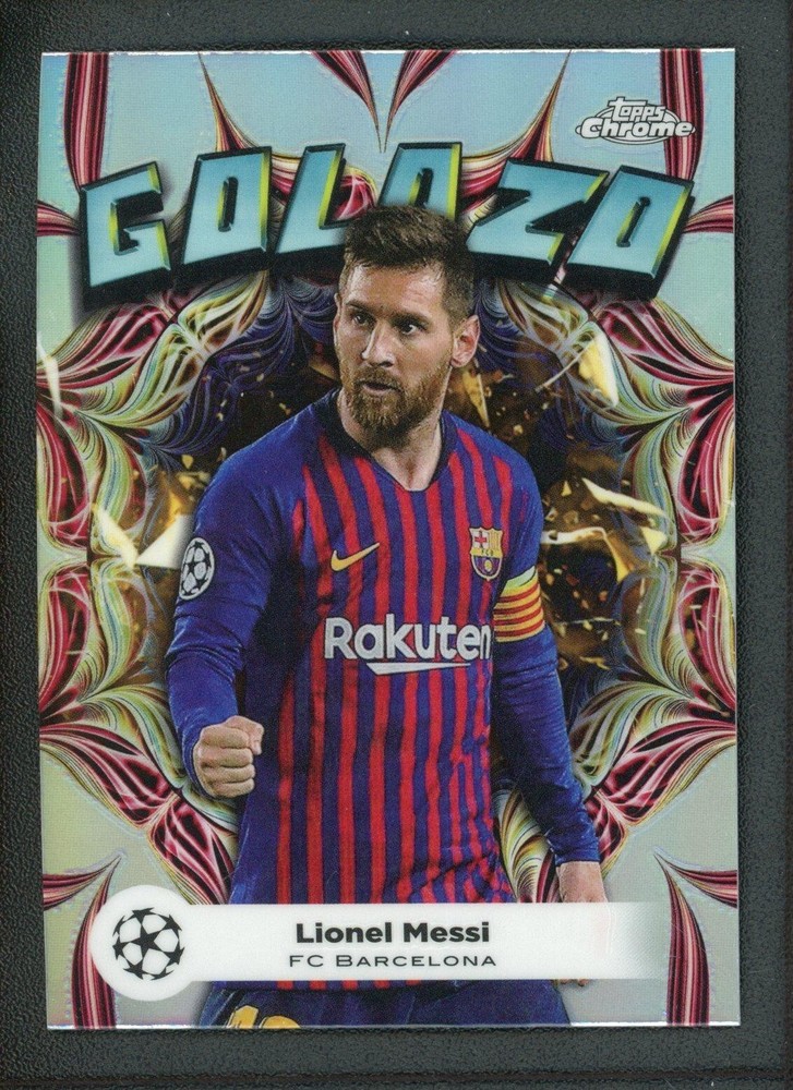 2024 LIONEL MESSI TOPPS CHROME UEFA CHAMPIONS LEAGUE GOLAZO REFRACTOR