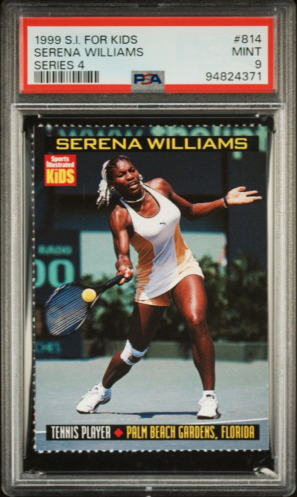 SERENA WILLIAMS 1999 Sports Illustrated S.I. For Kids ROOKIE #814 PSA 9 GOAT!