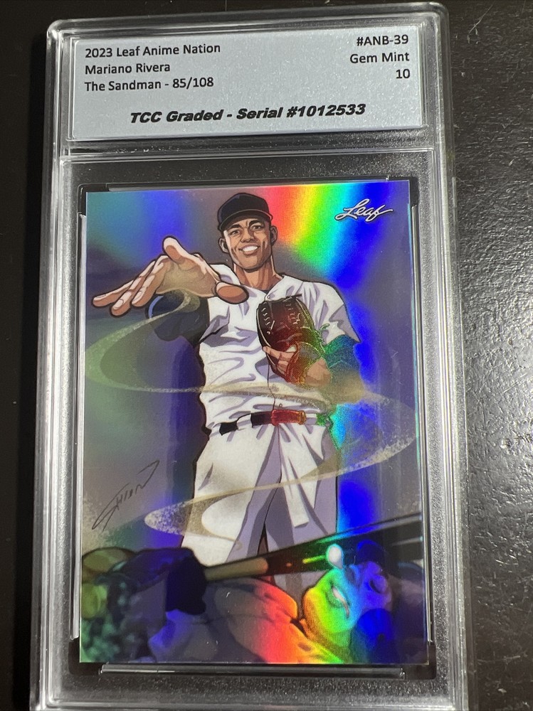 2023 Leaf Anime Nation Mariano Rivera The Sandman TCC Graded Gem Mint 10