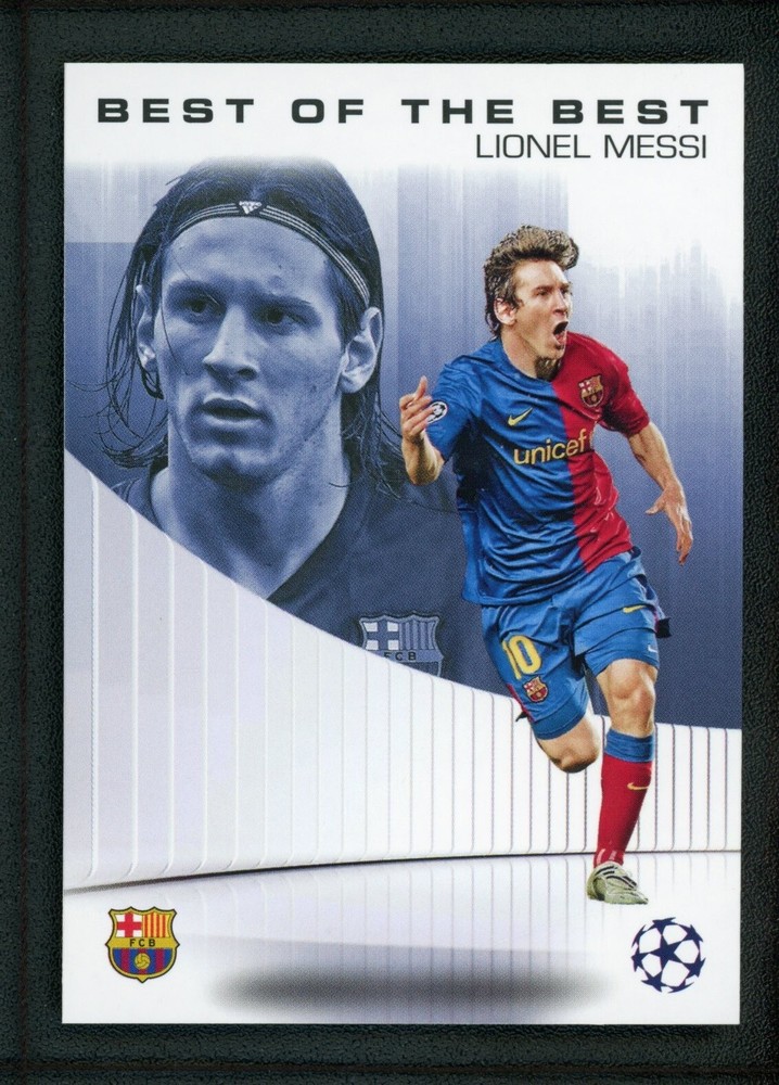2025 LIONEL MESSI TOPPS UEFA CHAMPIONS LEAGUE BEST OF THE BEST