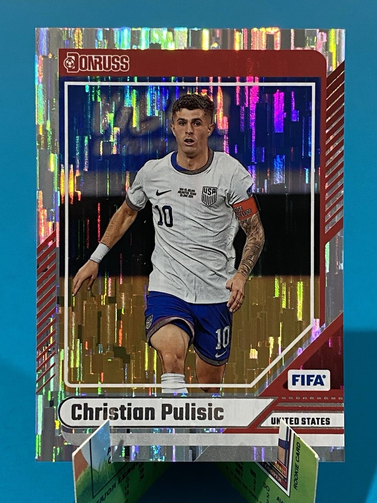 2024-25 Donruss FIFA Christian Pulisic Silver Foil #10 United States Soccer Card