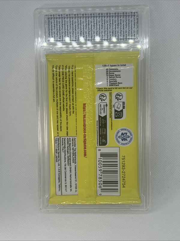 2024 One Piece 500 Years In The Future Sealed Foil Pack TCC Graded Gem Mint 10 view 2