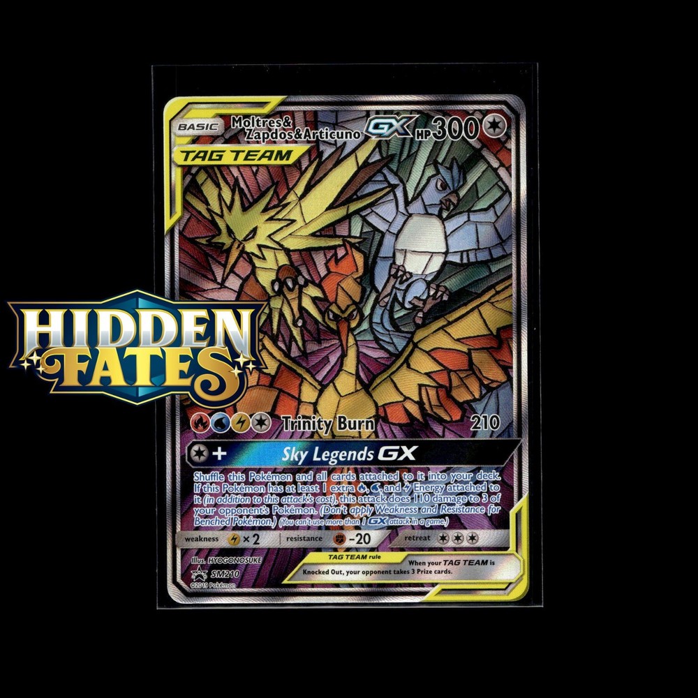 Pokemon Cards! Hidden Fates - Holo/Reverse Holo GX Shiny Rare Choose Your Card!