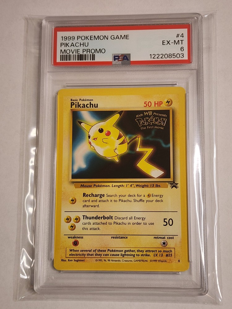 Pokémon Pikachu 04/53 Promo PSA - 6