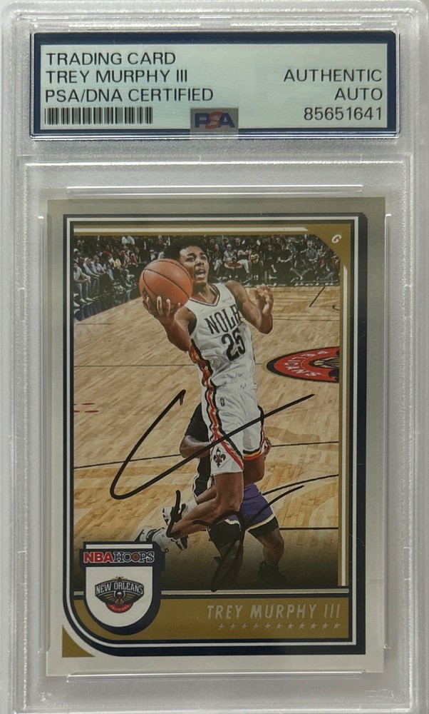 2022-23 NBA Hoops #149 Trey Murphy III PSA/DNA Autograph Signed