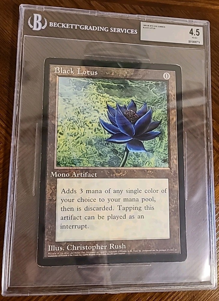 Black Lotus Jumbo 6x9 BGS Beckett Graded VG-EX+ Magic the Gathering MTG Vintage