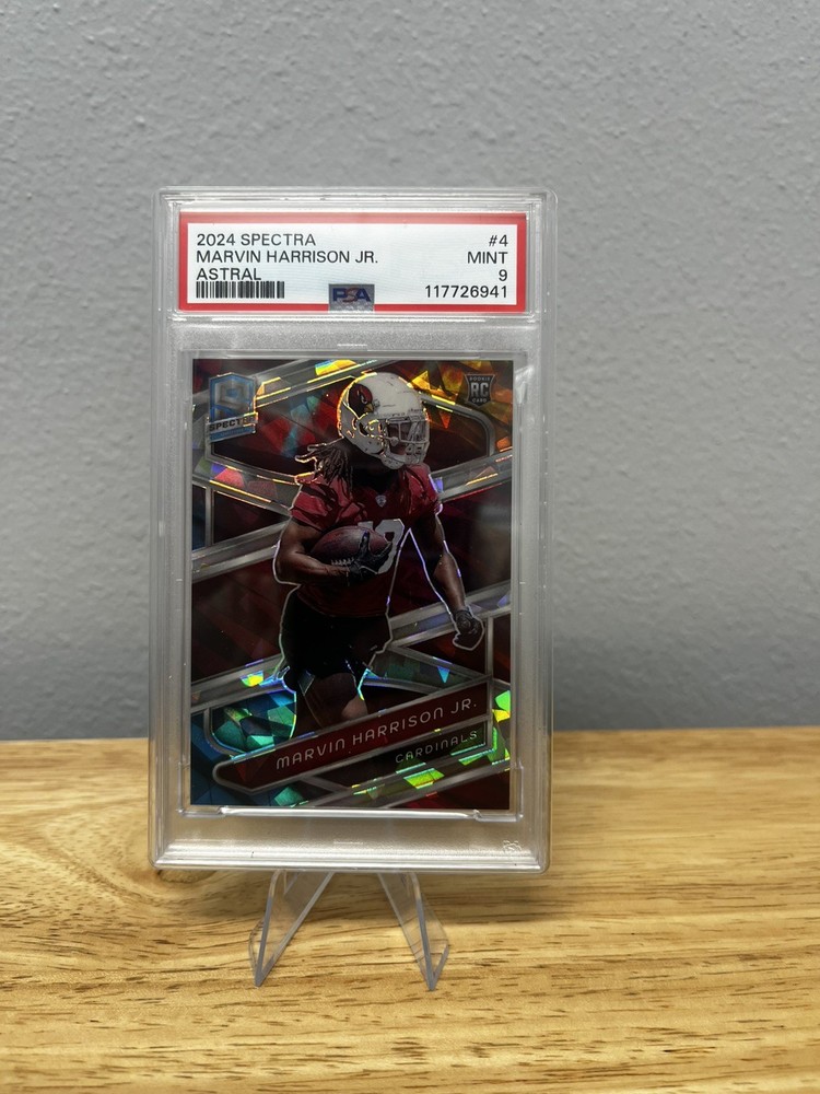 2024 PANINI SPECTRA #4 MARVIN HARRISON JR. ASTRAL # /40 PSA 9 