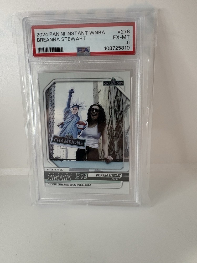 2024 Panini Instant WNBA Breanna Stewart New York Liberty Championship 278 PSA 6