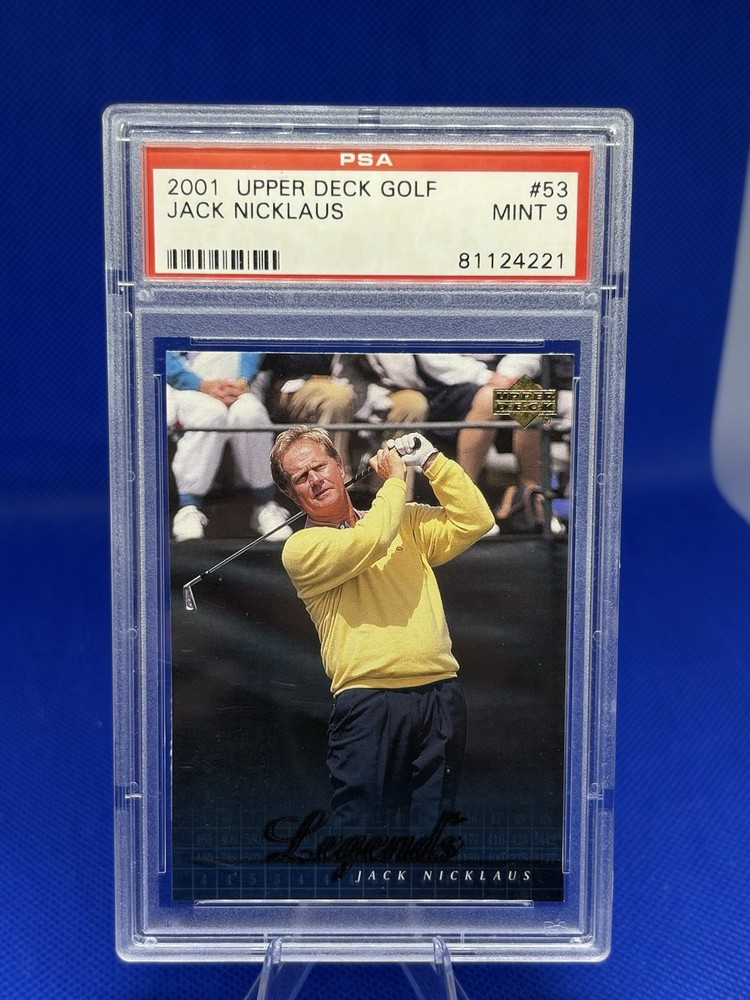 2001 Upper Deck Golf Jack Nicklaus #53  PSA 9