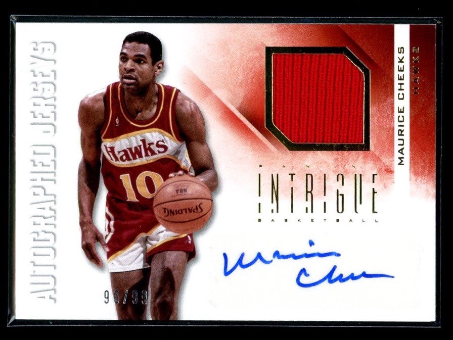 2012-13 Panini Intrigue Maurice Cheeks Game Used Jersey Patch Auto /99 HOF