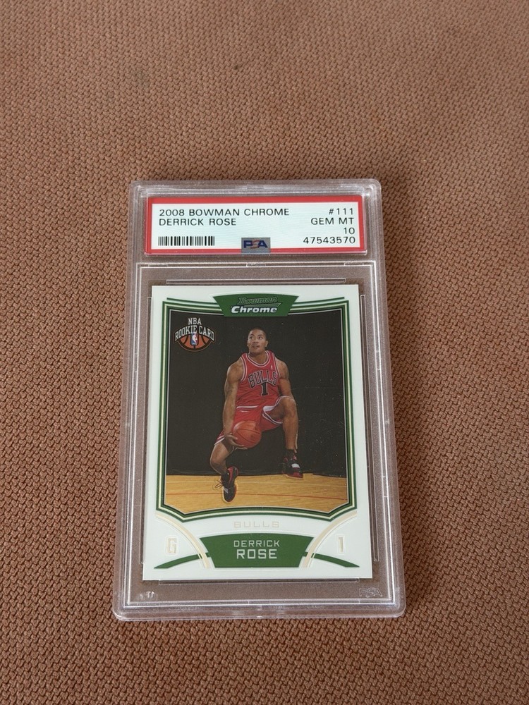 2008 Bowman Chrome Derrick Rose Rookie - PSA 10