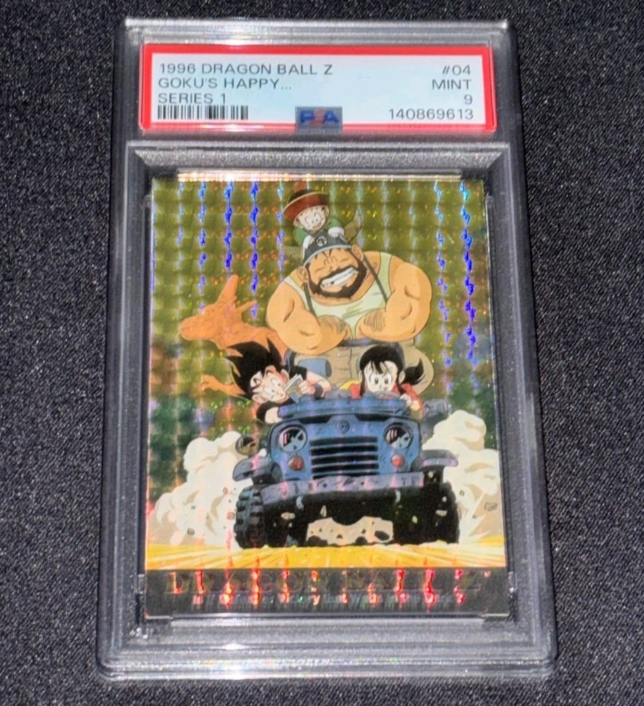 PSA 1996 Dragon Ball Z Goku’s Happy… Series 1 #04 PSA 9 NM