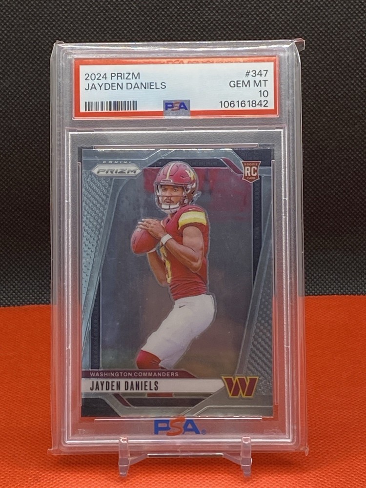 2024 Prizm Jayden Daniels PSA 10 Gem Mint Rookie Card RC #347