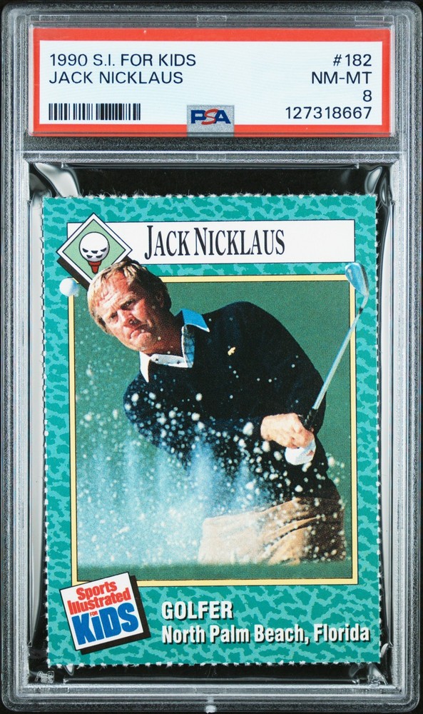 1990 S.I. For Kids #182 Jack Nicklaus PSA 8 LOW POP