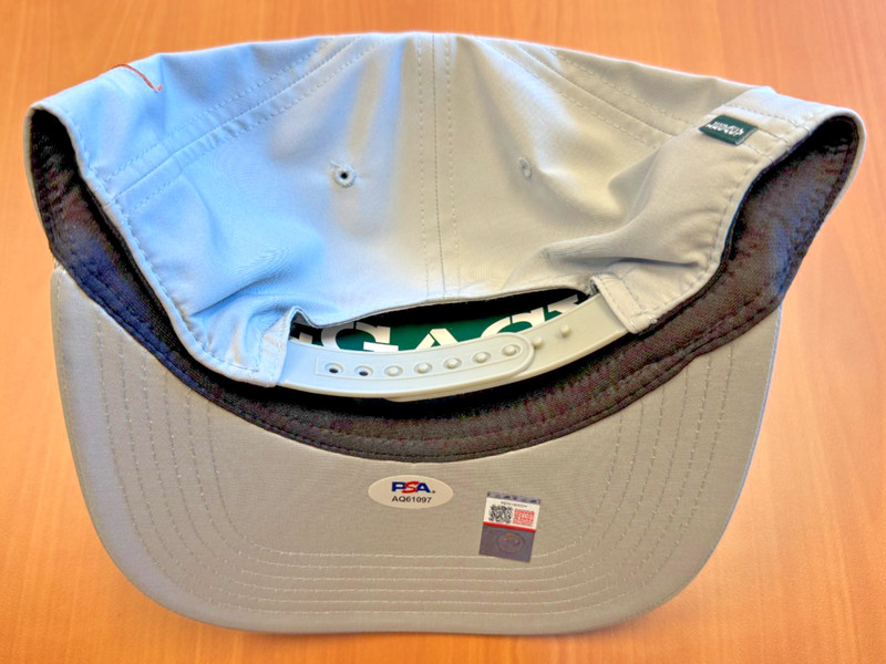 Jordan Spieth Scottie Scheffler Autographed Signed Texas Longhorns Hat PSA COA view 2