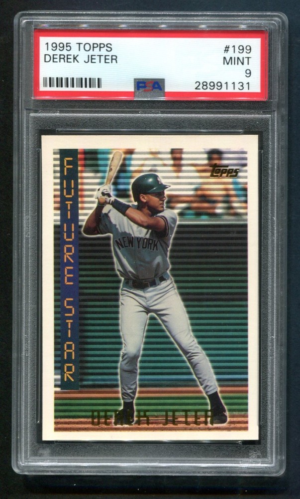 1995 Topps Derek Jeter #199 PSA 9 MINT HOF YANKEES