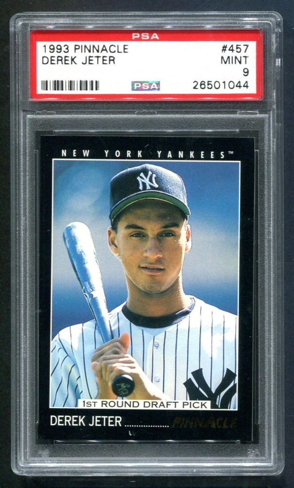 1993 Pinnacle Derek Jeter RC #457 PSA 9 MINT HOF YANKEES