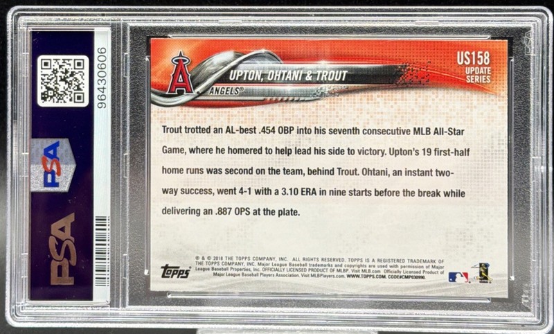 🔥💎 Ohtani RC PSA 10 💎 2018 Topps Trout Next Stop Stardom Qty Avail 💎🔥 view 2