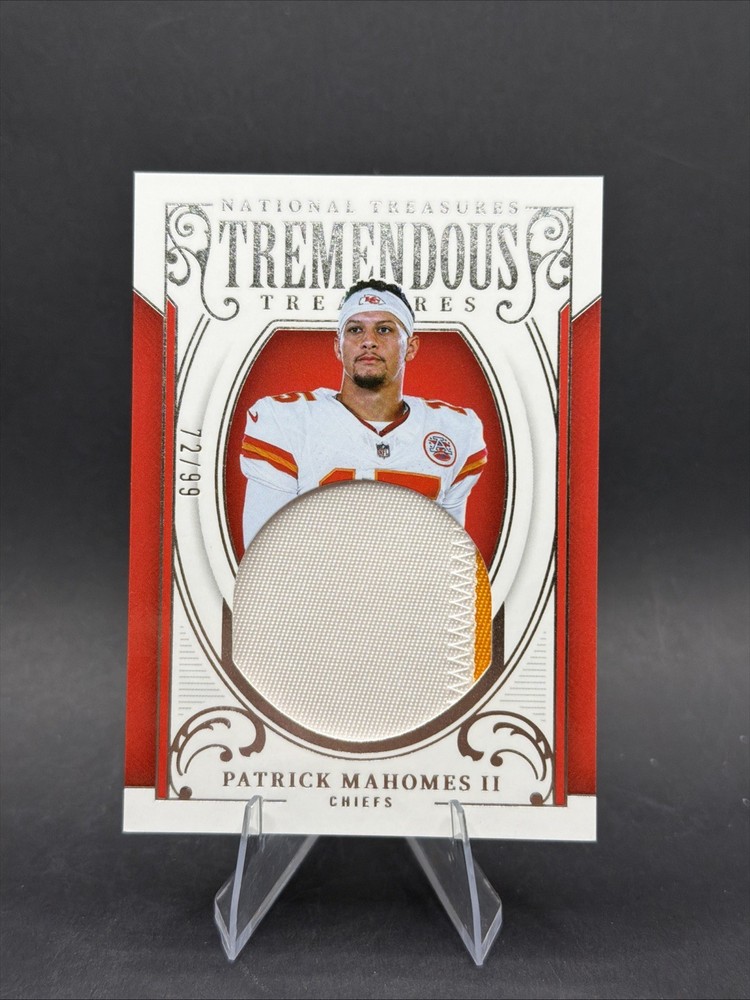 2025 National Treasures Patrick Mahomes II Tremendous Treasures MEM,SSP/99