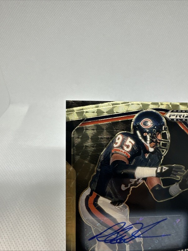 2025 Prizm Black Richard Dent Gold Vinyl Auto 5/5 Bookend!! BEARS SSP 🔥 view 2