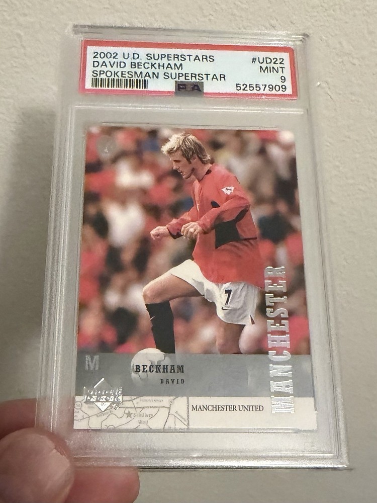 2022 Upper Deck Superstars Spokesman Superstar David Beckham PSA 9