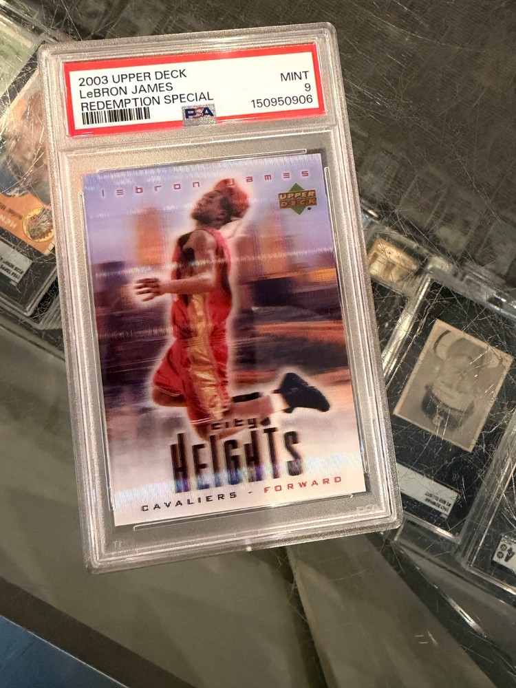2003 UPPER DECK REDEMPTION SPECIAL LEBRON JAMES CAVALIERS ROOKIE CARD PSA 9 MINT