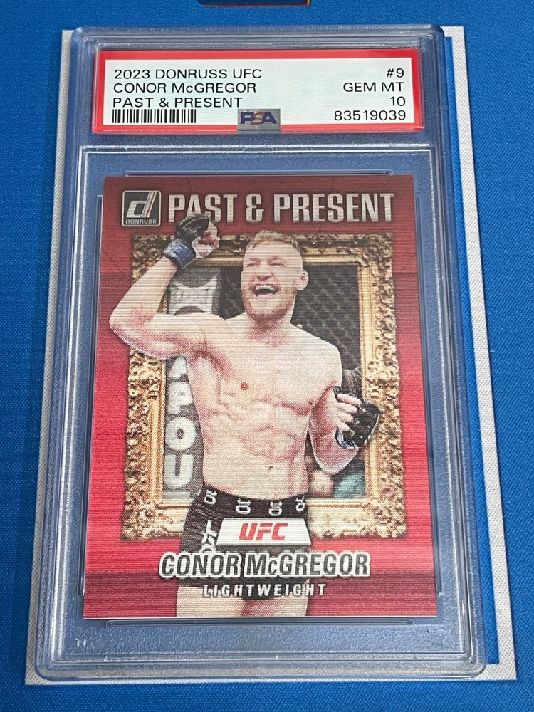 2023 Donruss UFC Past and Present SSP Conor McGregor PSA10 GEM
