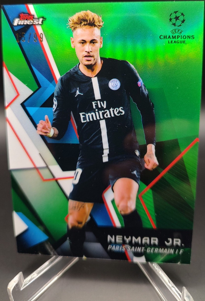 Topps 2018-19 Finest Neymar Jr. #75 /99 Paris Saint-Germain Soccer Card