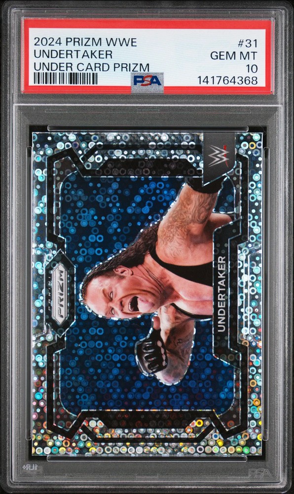 2024 Panini Prizm WWE Undertaker #31 Under Card Undercard Disco PSA 10 POP 4