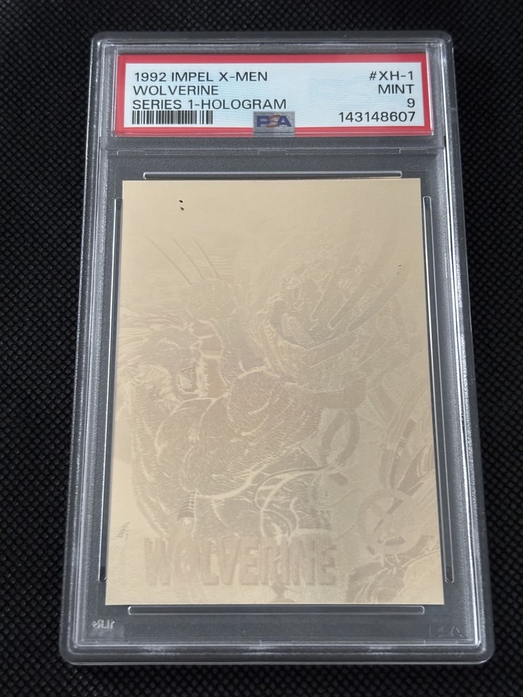 1992 IMPEL X-MEN SERIES 1-HOLOGRAM XH-1 WOLVERINE PSA MINT 9