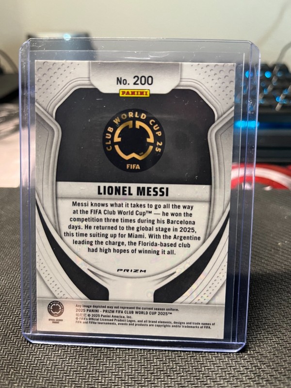 2025 Panini Prizm Fifa Club World Cup - Lionel Messi #200 Pulsar view 2