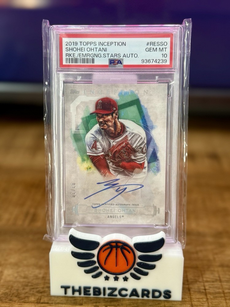 2019 Topps Inception - Shohei Ohtani - Rookies & Emerging Stars Auto /30 PSA 10