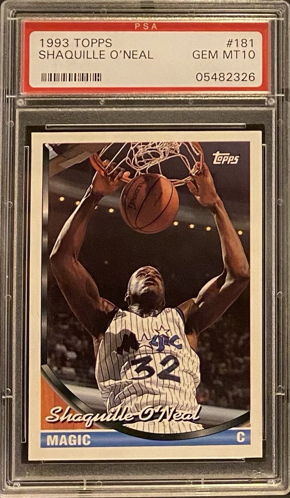 1993 Topps Shaquille O’Neal #181 PSA 10