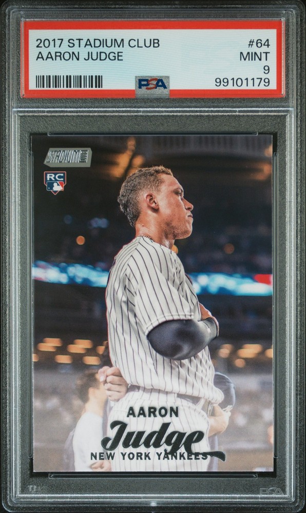 2017 Topps Stadium Club #64 Aaron Judge RC Rookie PSA 9 99101179