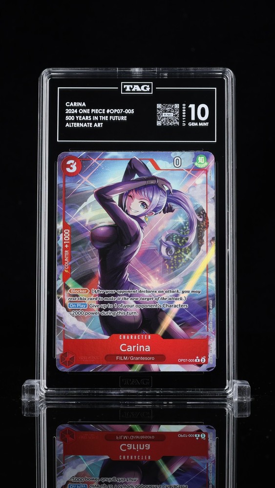 Carina OP07-005 One Piece 500 Years In The Future One Piece Tag 10 Gem Mint