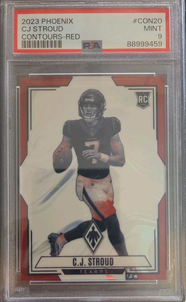 2023 Phoenix Contours Red CJ Stroud (RC) PSA 9 /199