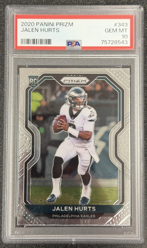 2020 Panini Prizm #343 Jalen Hurts PSA 10