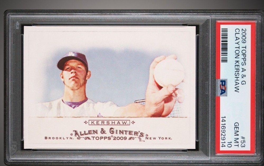 2009 Topps Allen & Ginter's - Clayton Kershaw #53 Dodgers PSA 10 HOF 🏆 