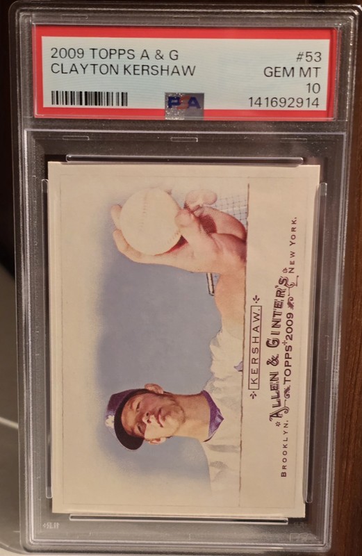 2009 Topps Allen & Ginter's - Clayton Kershaw #53 Dodgers PSA 10 HOF 🏆 view 2